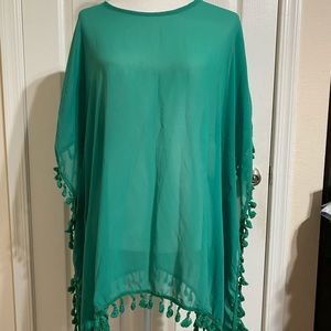 Coverup emerald green